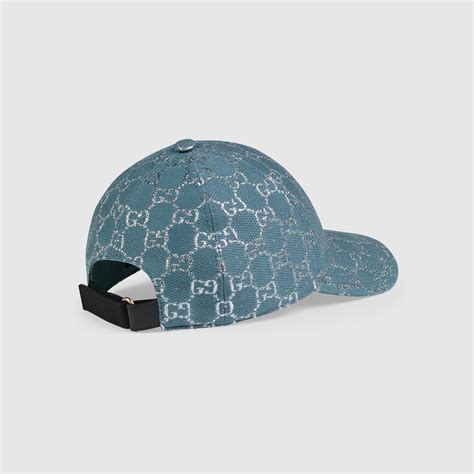 casquette gucci lame bleu